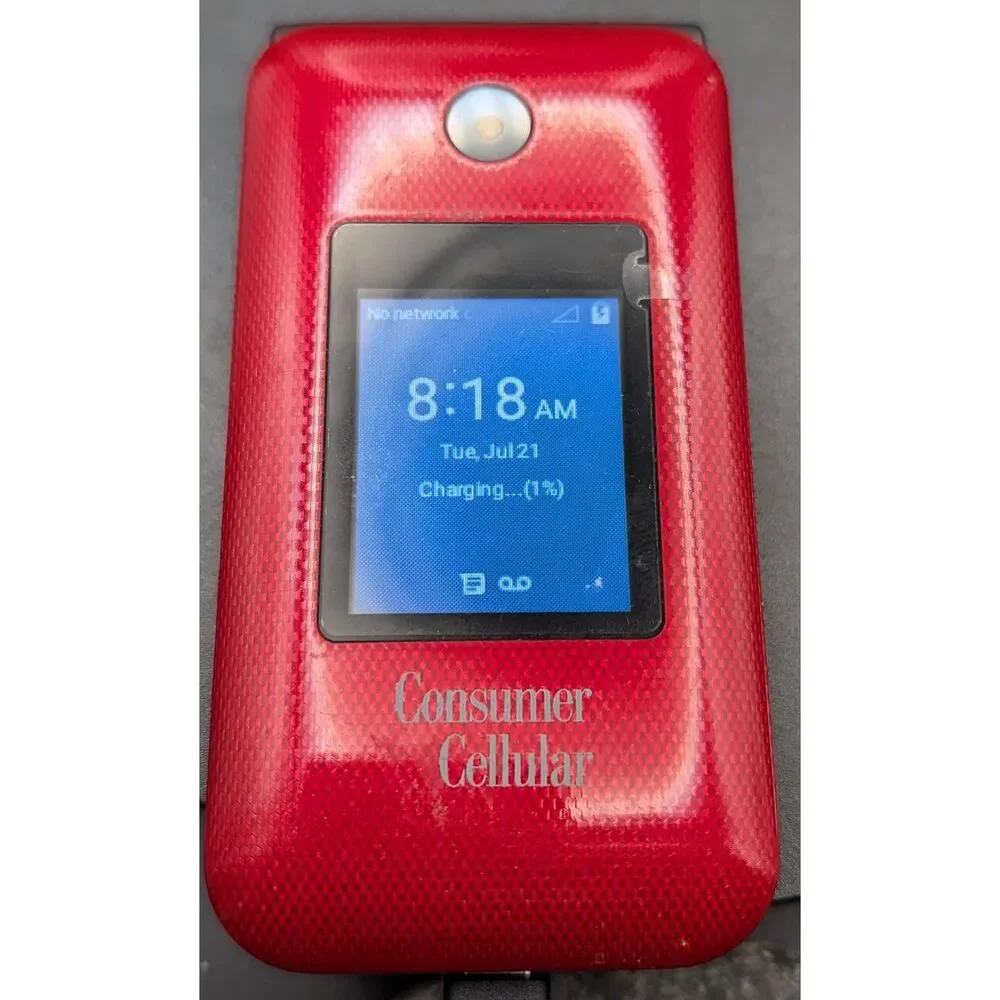 Consumer Cellular Flip Phone – Powers On – No Further Testing